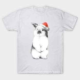 Rabbit in a santa hat T-Shirt
